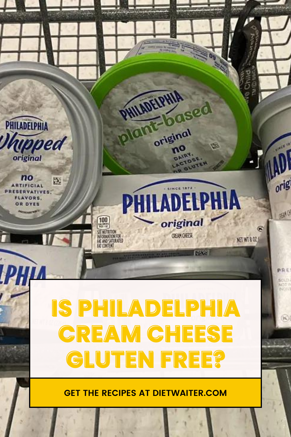 Is Philadelphia Cream Cheese Gluten Free?