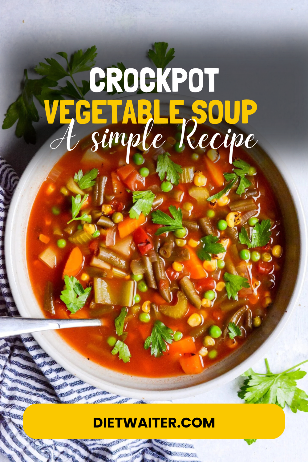 Crockpot Vegetable Soup Recipe